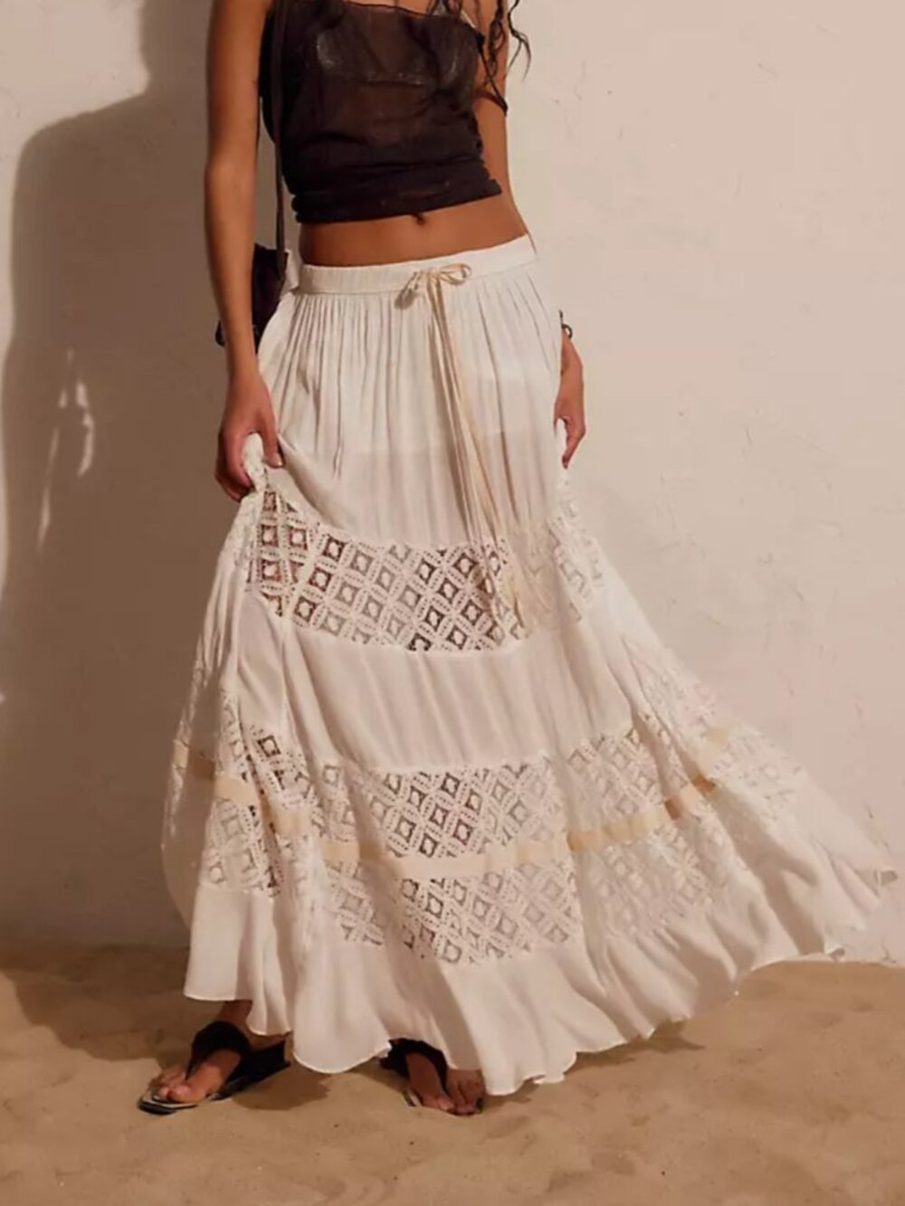 Free People Swept Away Maxi Skirt - Picture 12 of 13
